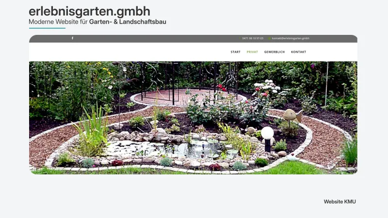 erlebnisgarten.gmbh - Konzeption & Umsetzung einer professionellen Website